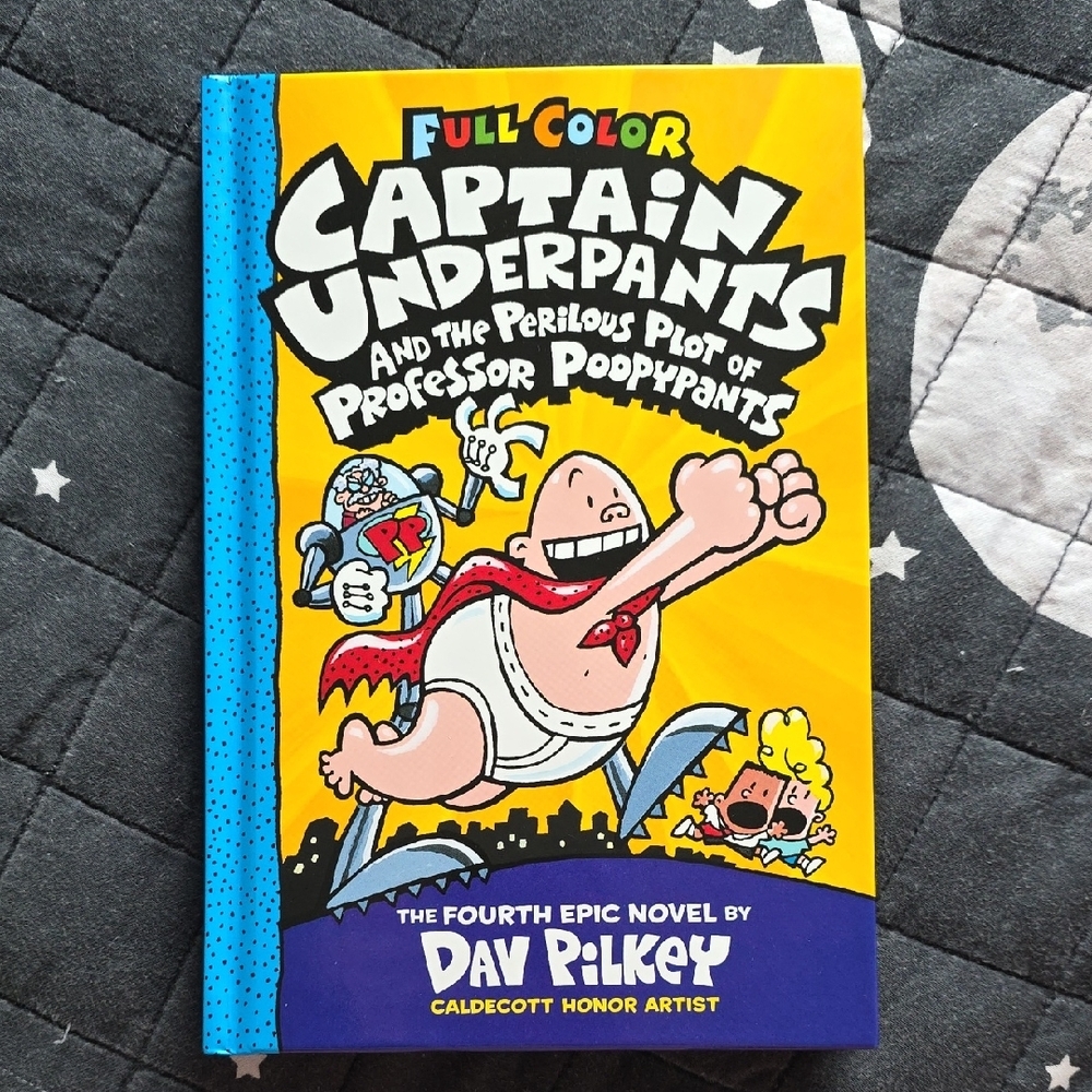 🦕 2/$15 Captain Underpants Book